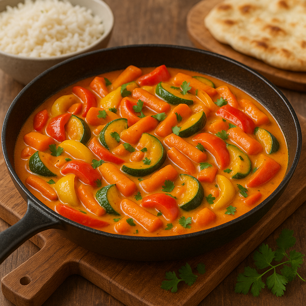 Iss doch Wurscht - Curry Gemüsepfanne mit unserer Original Curry-Sauce