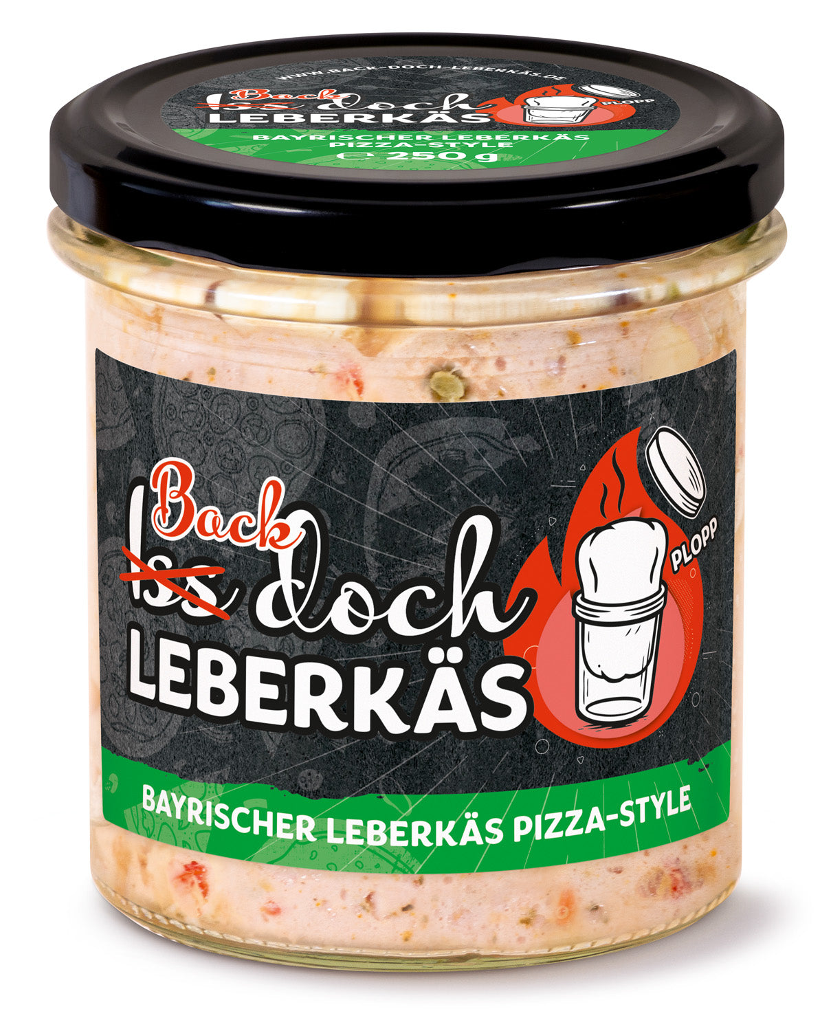 Iss doch Leberkäs - Pizza Style - 6er Set