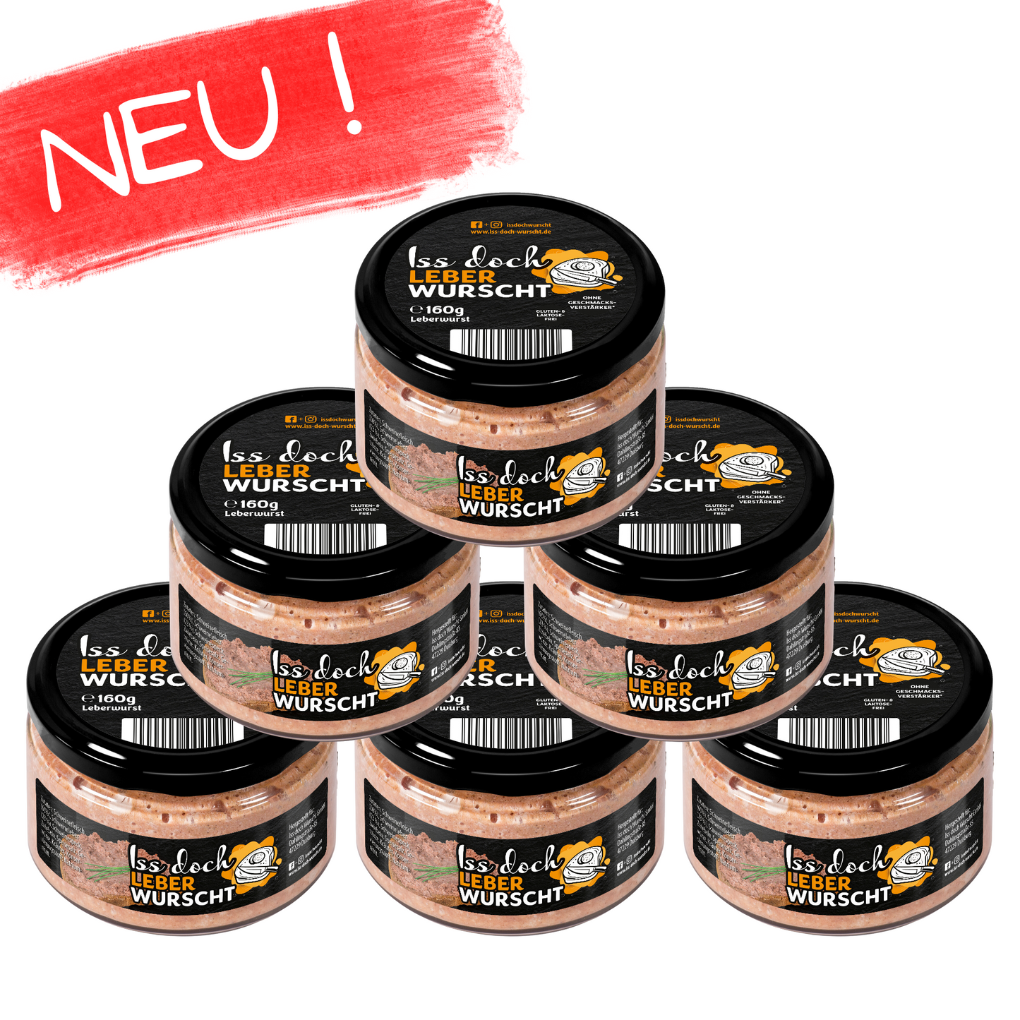 ISS DOCH LeberWurscht - 6 er Set