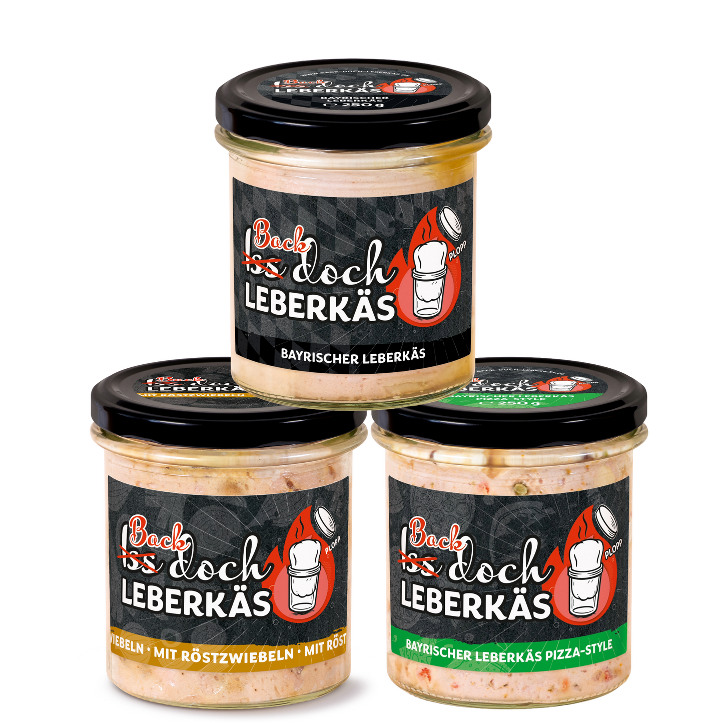 Iss doch Leberkäs Probierset (3er Set)