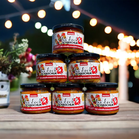 Schaschlik-Snack Schwein - 6er-Set