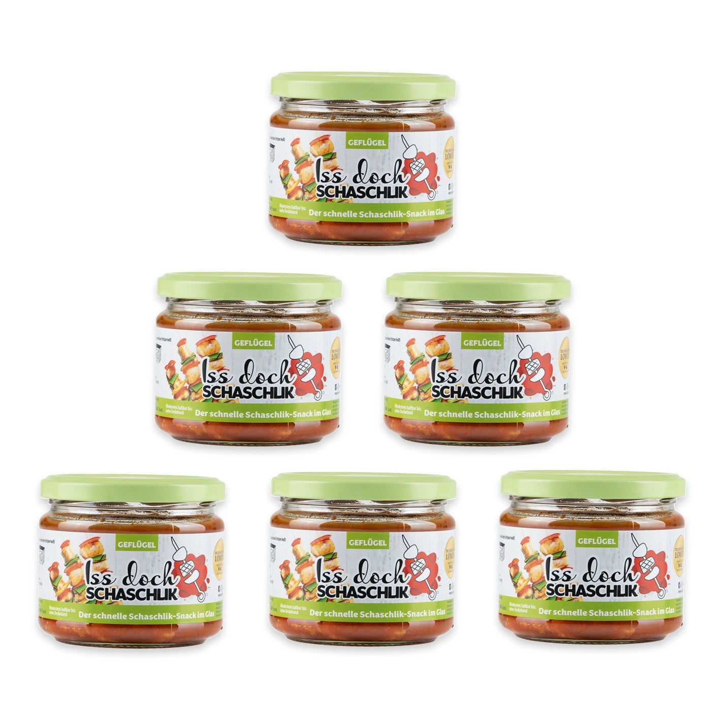 Schaschlik-Snack Geflügel - 6er-Set