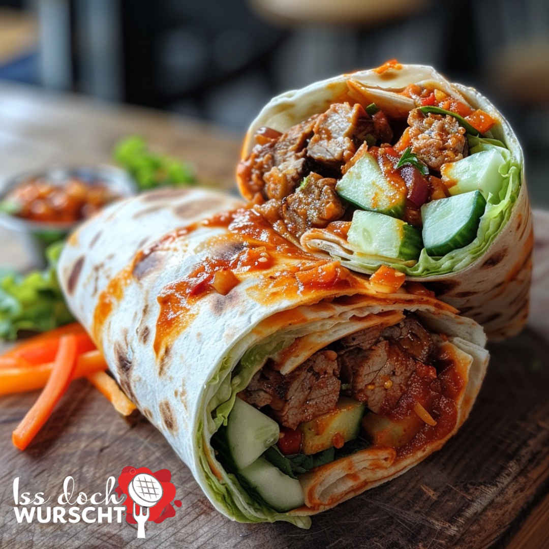 Iss doch Wurscht -Schaschlik-Wraps