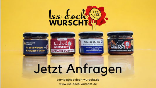 Currywurst mit eigenen Logo