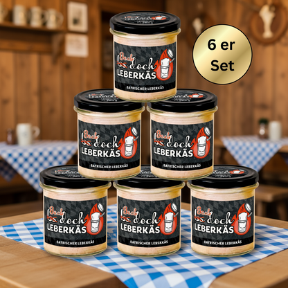 Iss doch Leberkäs - Bayrischer Leberkäse  - 6er Set