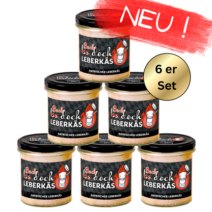 Iss doch Leberkäs - Bayrischer Leberkäse  - 6er Set