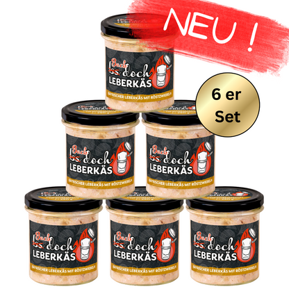 Iss doch Leberkäs mit Röstzwiebeln - 6er Set