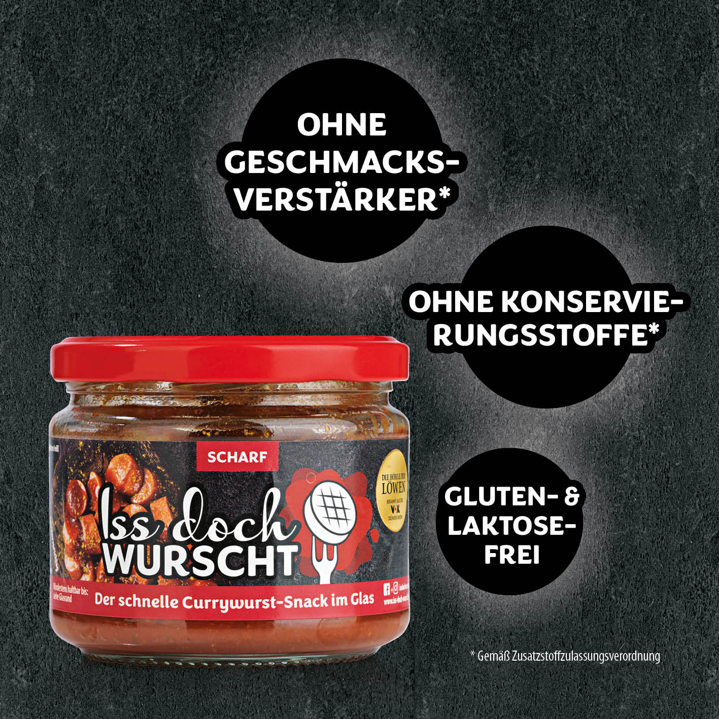 Currywurst-Snack Scharf - 6er-Set