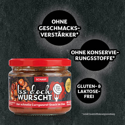 Currywurst-Snack Scharf - 6er-Set