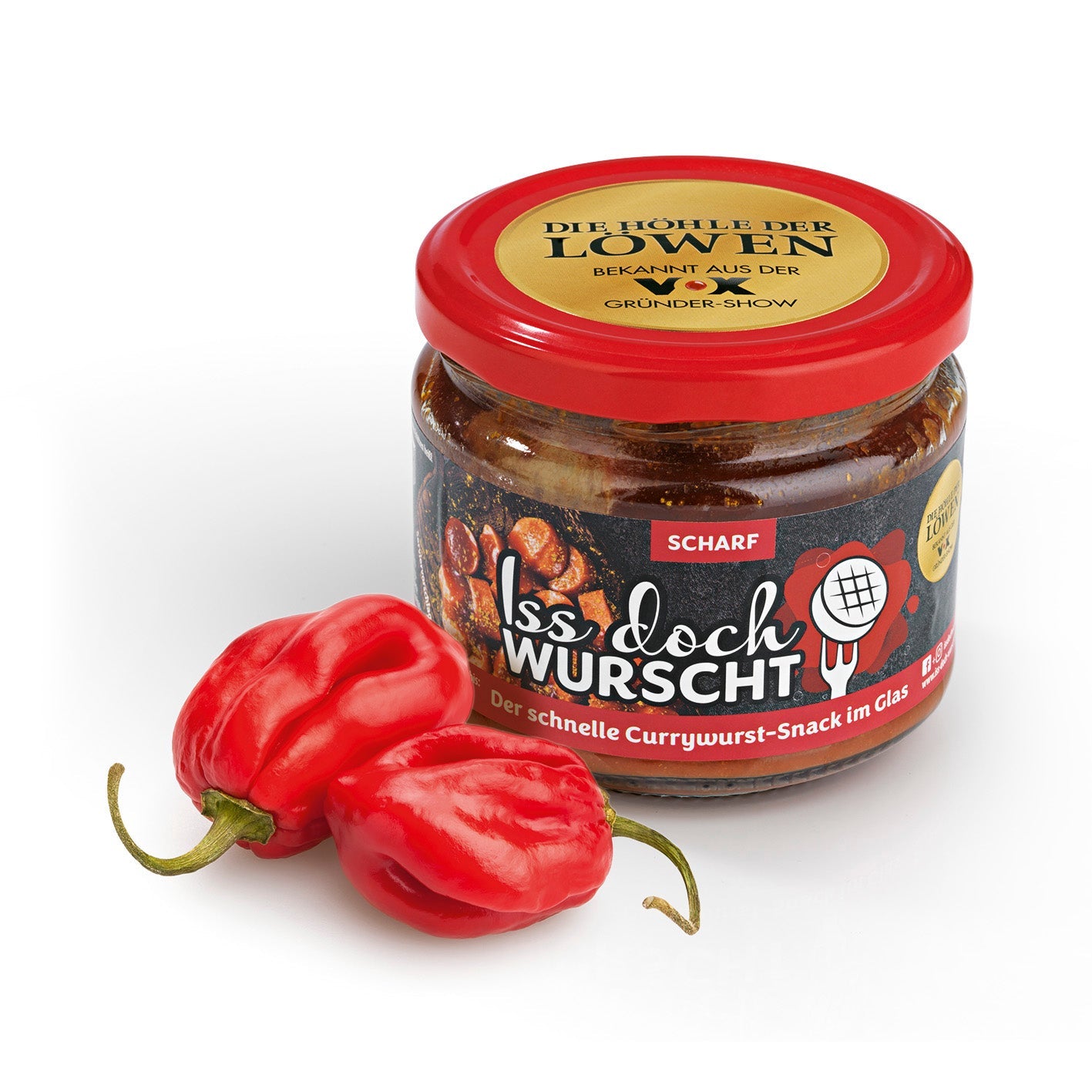 Currywurst-Snack Scharf - 6er-Set