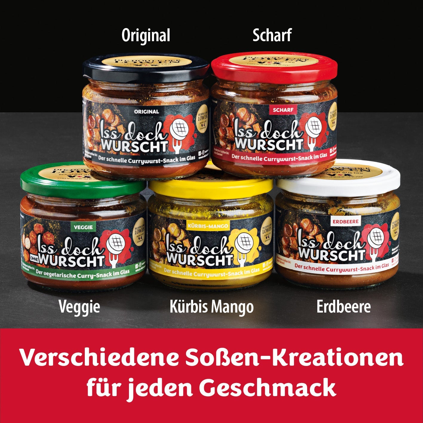 Currywurst-Snack Scharf - 6er-Set