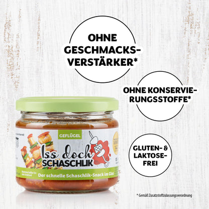 Schaschlik-Snack Geflügel - 6er-Set